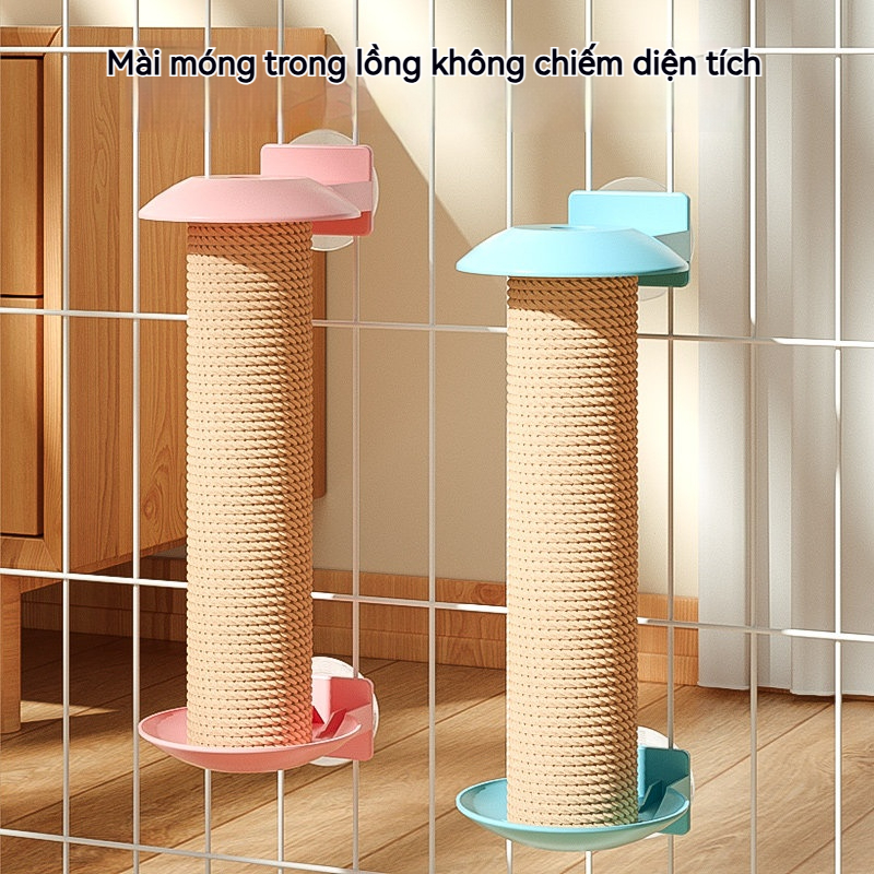 cột cắn móng cho mèo cột cắn móng treo lồng cột cắn móng xơ dừa không chiếm diện tích lắp dễ dàng bảo vệ nội thất