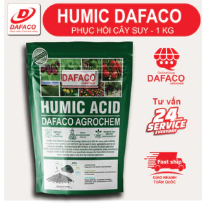 Phân bón Kích Rễ Dưỡng Cây HUMIC ACID DAFACO Gói 1 Kg