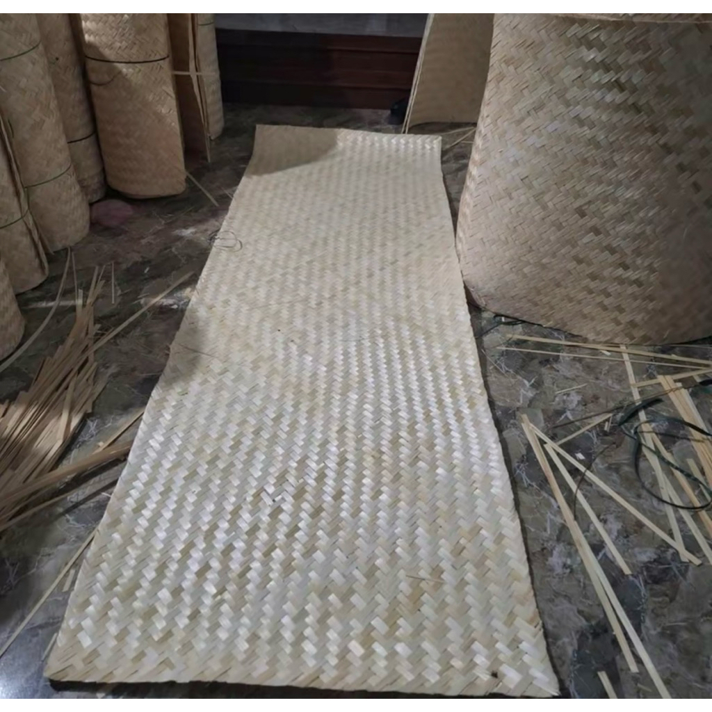Combo 10 Tấm Cót Tre Đan Trang Trí 70x300cm – Phên Tre Tự Nhiên Decor Quán Cafe, Nhà Hàng