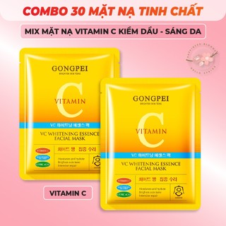 Mặt Nạ Giấy Dưỡng Da Serum Cấp Ẩm Trắng Da Chuyên Sâu Dành Cho Mọi Loại Da Mặt Nạ Nội Địa Trung Đắp Mặt Vitamin Trái Cây