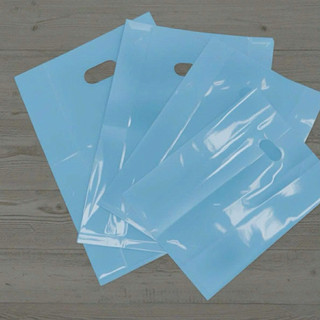 Túi Hột Xoài PE  màu xanh Trơn Bóng Dai Dẻo ( đựng hàng , gói hàng)
