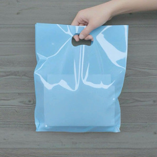 Túi Hột Xoài PE  màu xanh Trơn Bóng Dai Dẻo ( đựng hàng , gói hàng)