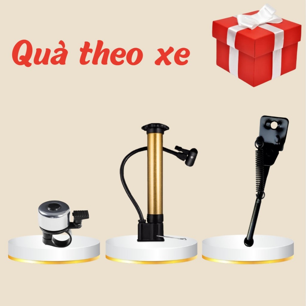 Xe đạp trẻ em 12 inch - 20 inch full 50 mẫu phù hợp bé gái bé trai từ 2-12 tuổi bảo hành 2 năm phong cách Vn6