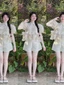 Set bộ đùi, set áo babydoll 3 tầng chất voan tay búp kèm quần đùi mango trẻ trung năng động