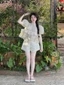 Set bộ đùi, set áo babydoll 3 tầng chất voan tay búp kèm quần đùi mango trẻ trung năng động