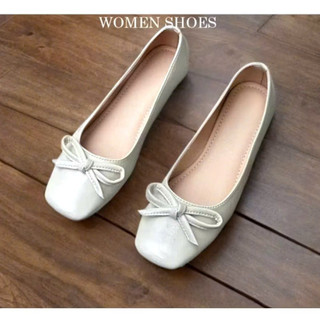 [SALE MỞ BÁN ]GIÀY BÚP BÊ NỮ NƠ XINH GIÀY BỆT NỮ MŨI VUÔNG THANH LỊCH MS 426