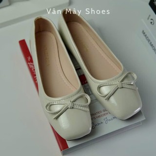 [SALE MỞ BÁN ]GIÀY BÚP BÊ NỮ NƠ XINH GIÀY BỆT NỮ MŨI VUÔNG THANH LỊCH MS 426