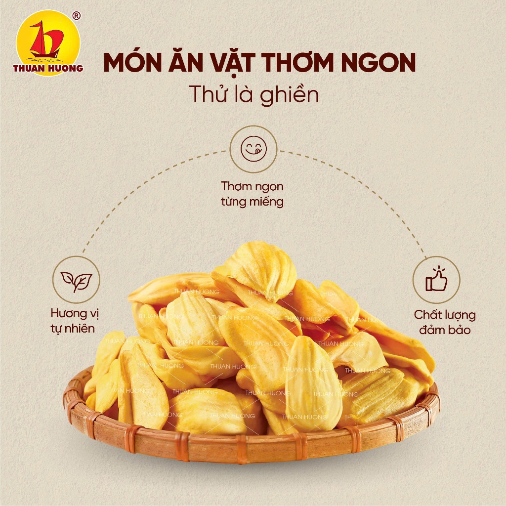 Combo Mít sấy + Rau củ sấy Thuận Hương - Combo 500g + 500g | Combo 200g + 200g - Thập cẩm Giòn thơm