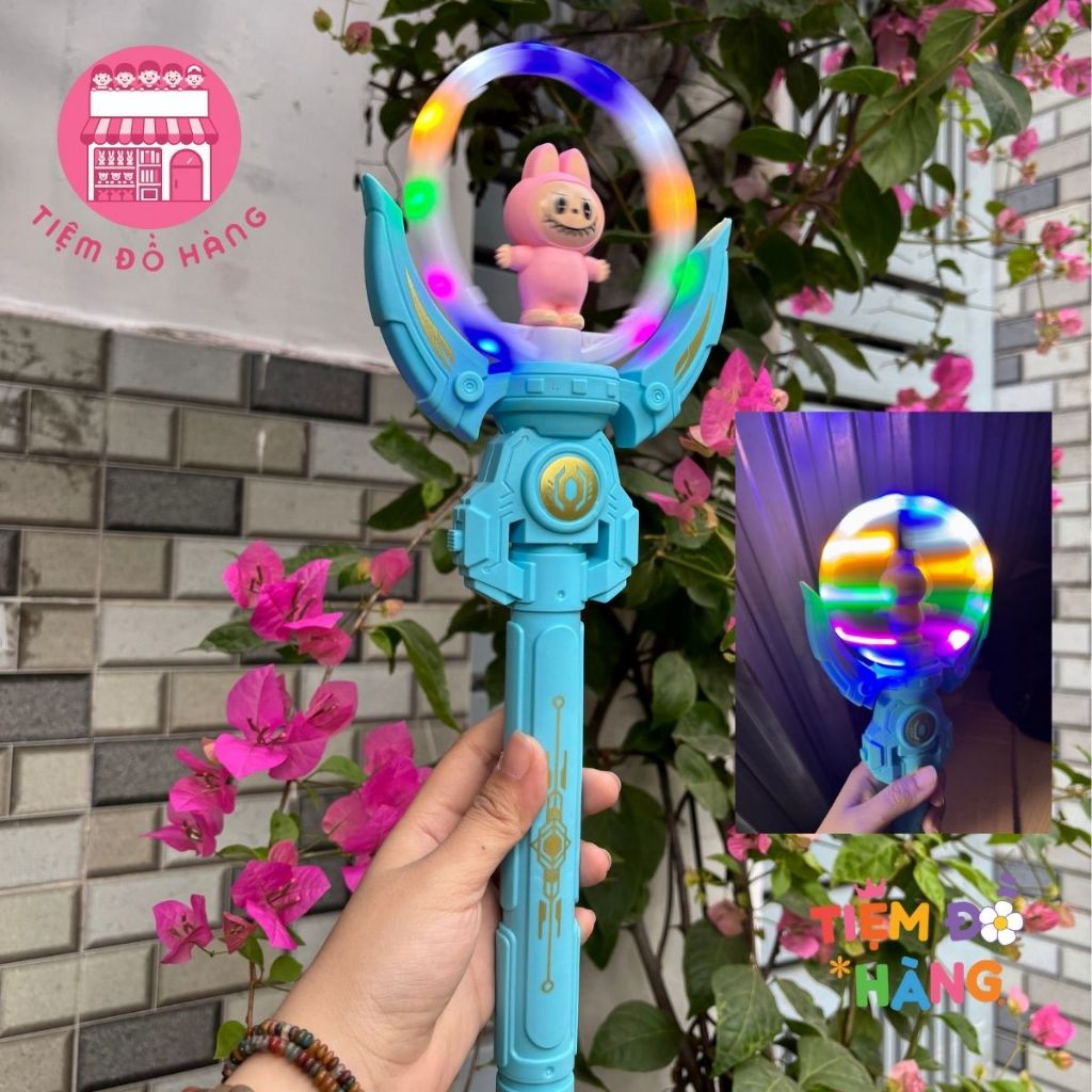 (Kèm 3 Cục Pin) Đồ Chơi Cây Gậy Thần Kỳ Có Đèn Nhạc Vui Nhộn Cho Bé, Mẫu Charm Ngẫu Nhiên