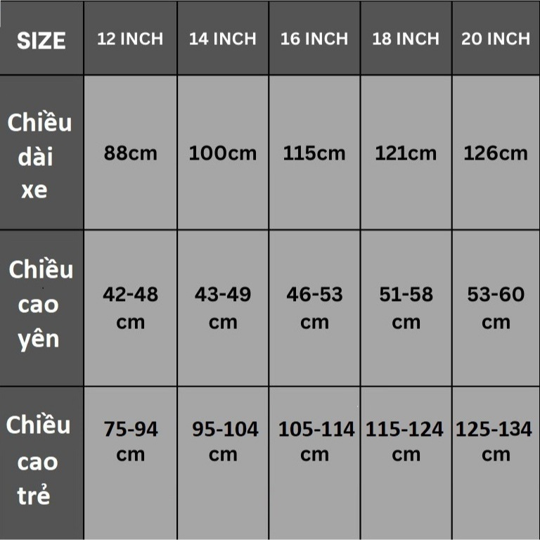 Xe đạp trẻ em, xe đạp cho bé PDGAMING mã "Thiên Thần Nhỏ" chất lượng cao, nhiều mẫu mã
