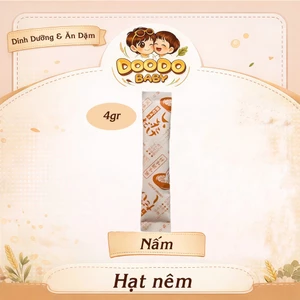 Gói Hạt Nêm Ăn Dặm Nấm Shiitake Cho Bé (4g)