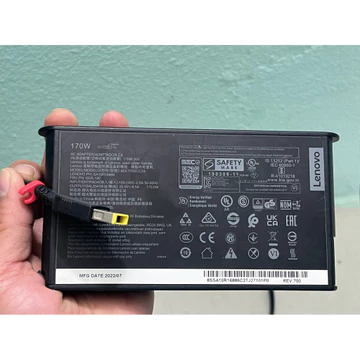 sạc Laptop Lenovo gaming 170W ( 20V 8.5A ) Ovan Hàng cũ , zin Theo máy , chính Hãng
