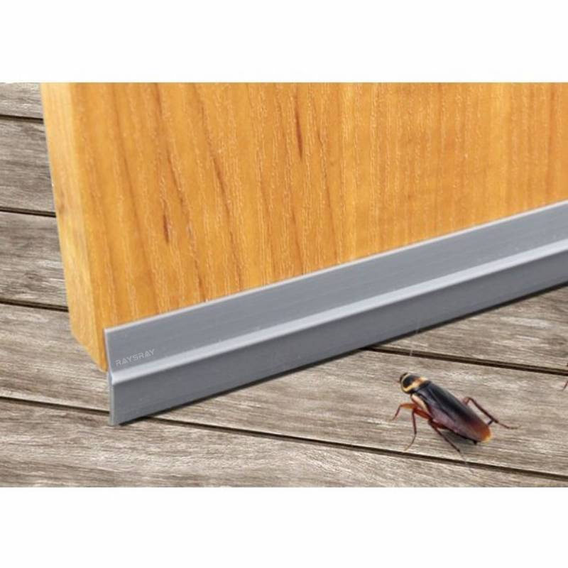 Thanh PVC  [Có 5 Màu]  chặn khe cửa dài 100cm đa năng, Nẹp dán chân cửa chống côn trùng tiện lợi cho mọi nhà