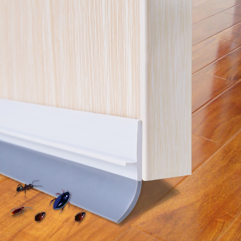 Thanh PVC  [Có 5 Màu]  chặn khe cửa dài 100cm đa năng, Nẹp dán chân cửa chống côn trùng tiện lợi cho mọi nhà