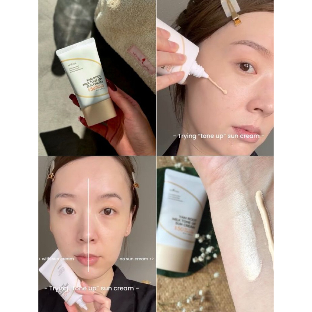 Kem Chống Nắng Nâng Tông Isntree Yam Root Milk Tone Up Sun Cream 50ml