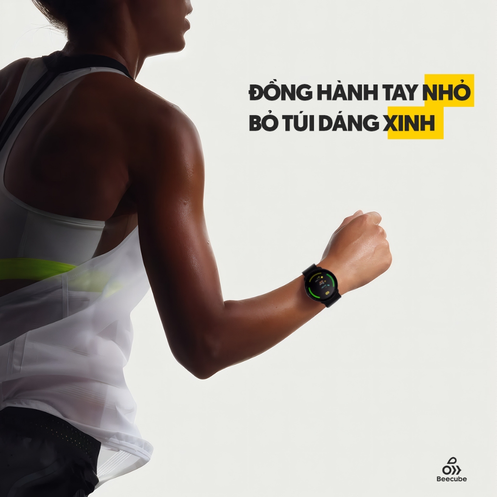 Đồng Hồ Thông Minh BeeWatch Active 1S 40MM - Phù hợp cổ tay nhỏ - GPS độc lập - Đồng Bộ Strava - Bảo Hành 12 tháng