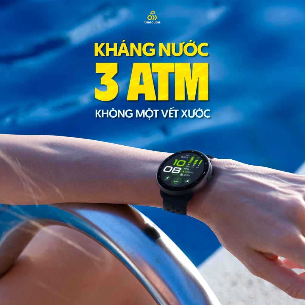 Đồng Hồ Thông Minh BeeWatch Active 1S 40MM - Phù hợp cổ tay nhỏ - GPS độc lập - Đồng Bộ Strava - Bảo Hành 12 tháng