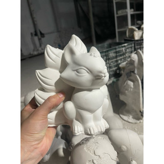 [Tặng 1 dây màu 6 khi mua từ 2 tượng] TƯỢNG TÔ MÀU CON CÁO VÀ HỒ LY RẤT ĐÁNG YÊU CHO BÉ THOẢ SỨC SÁNG TẠO