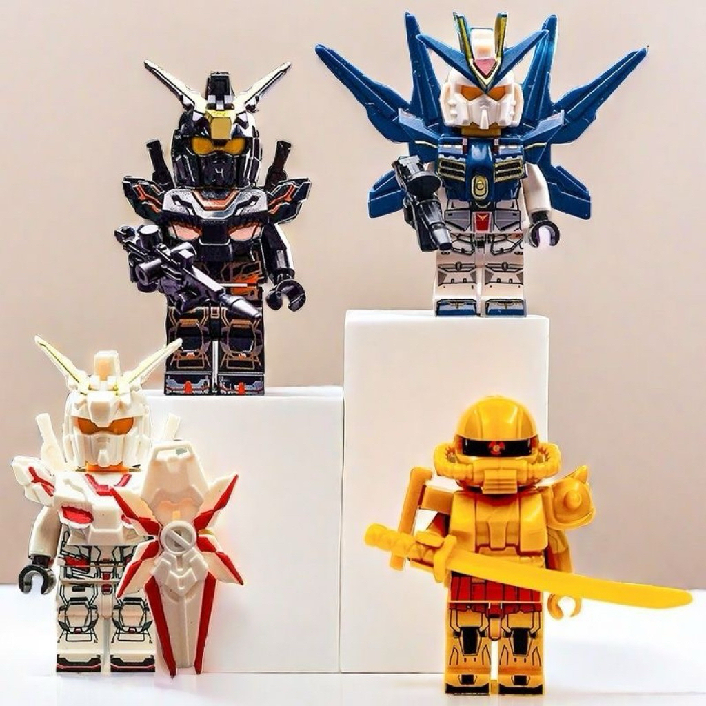 Mô hình lắp ráp Gundam Mecha Robot Mini, đồ chơi lắp ráp