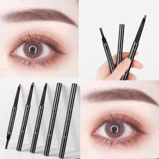 Chì kẻ mày 2 đầu ĐEN LAMEILA mềm mịn lâu trôi nội địa EYEBROW