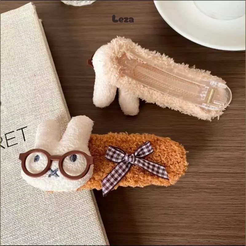 Kẹp tóc mỏ vịt thời trang Hàn Quốc, phụ kiện tóc hoa sang trọng và dễ thương LEZA VN