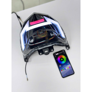 [AirBlade2020-2026] Cụm Hậu Audi Chạy Hiệu Ứng Xinhan Lắp Đặt Cho Dòng Xe AirBlade 2020 trở lên. Full cụm về lắp