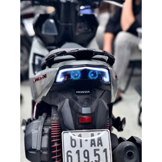 [AirBlade2020-2026] Cụm Hậu Audi Chạy Hiệu Ứng Xinhan Lắp Đặt Cho Dòng Xe AirBlade 2020 trở lên. Full cụm về lắp