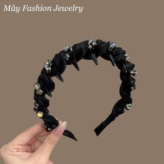 [HÀNG LOẠI 1] Cài Tóc Tạo Phồng Bọc Voan Kết Đá Pha Lê Ngũ Sắc Cao Cấp • Mây Fashion Jewelry - B725.44