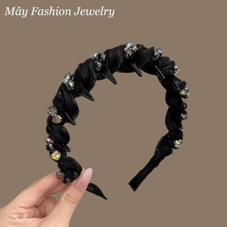 [HÀNG LOẠI 1] Cài Tóc Tạo Phồng Bọc Voan Kết Đá Pha Lê Ngũ Sắc Cao Cấp • Mây Fashion Jewelry - B725.44