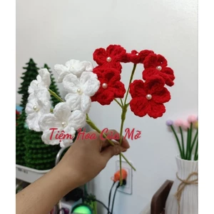 Cành Hoa Lưu Ly Len Xinh Xắn , Hoa Len Handmade