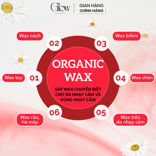 COMBO 2 TÚI Sáp Wax Lông Satinpure + Sáp Organic Cao Cấp GLOWWAXING Không Mùi, Không Nhựa Cao Cấp