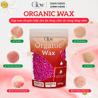 COMBO 2 TÚI Sáp Wax Lông Satinpure + Sáp Organic Cao Cấp GLOWWAXING Không Mùi, Không Nhựa Cao Cấp
