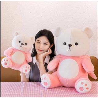 Gấu Bông Lena Cosplay Cáo Hồng Hồ Ly Siêu Cute-Thú Nhồi Bông Lena Ôm Ngủ Mềm Mịn, Quà Tặng Sinh Nhật