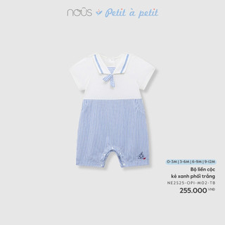 0-9m | Nous Bộ liền cộc cao cấp cho bé trai và bé gái chất liệu mềm mịn mỏng nhẹ an toàn với da bé mặc mùa hè