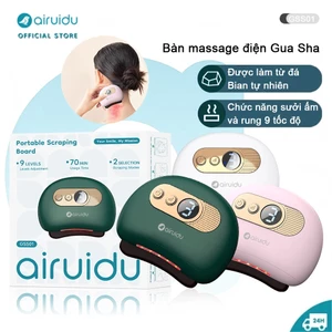 Airuidu GSS01 Bảng Gua Sha 9 mức nhiệt độ/rung động có thể điều chỉnh Làm dịu cơ bắp Mát-xa da