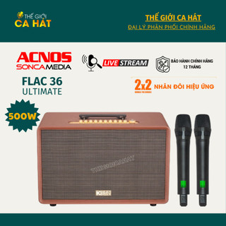 (Tặng dây Optical) ACNOS FLAC 36 ULTIMATE Loa karaoke Soncamedia Cao Cấp 500W ĐẲNG CẤP TRÌNH DIỄN