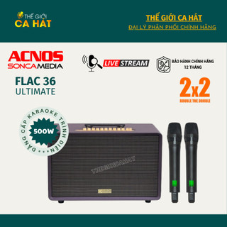 (Tặng dây Optical) ACNOS FLAC 36 ULTIMATE Loa karaoke Soncamedia Cao Cấp 500W ĐẲNG CẤP TRÌNH DIỄN