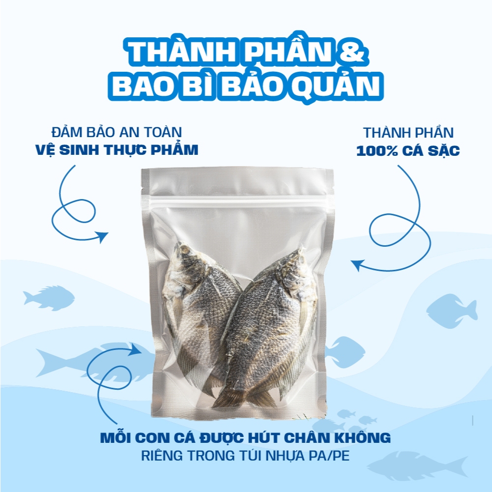 [CAO CẤP} Khô cá sặc bổi 1 nắng Thế Giới Hải Sản, Khô cá sặc loại 1 size lớn phơi tự nhiên, thịt chắc dai vị vừa ăn