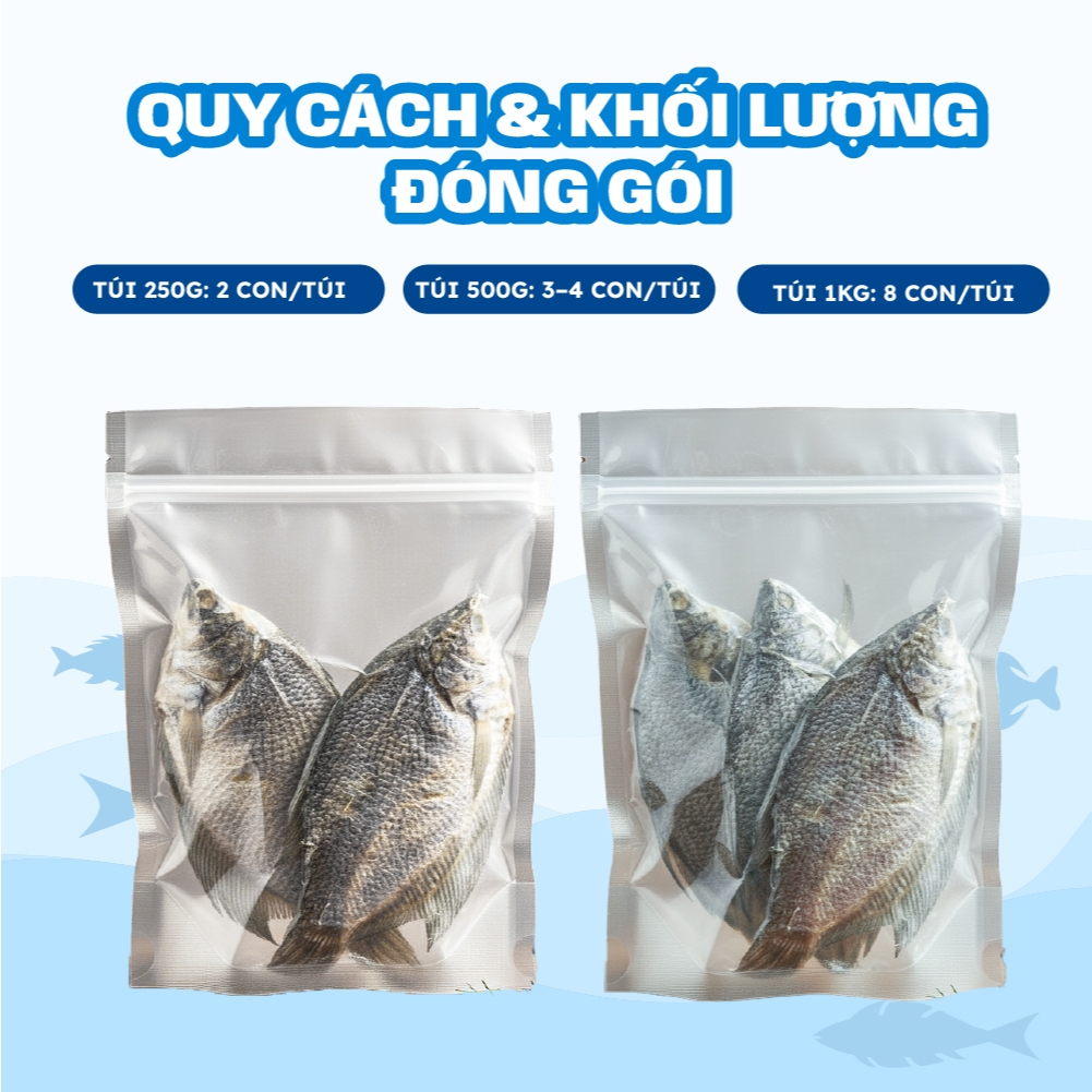 [CAO CẤP} Khô cá sặc bổi 1 nắng Thế Giới Hải Sản, Khô cá sặc loại 1 size lớn phơi tự nhiên, thịt chắc dai vị vừa ăn