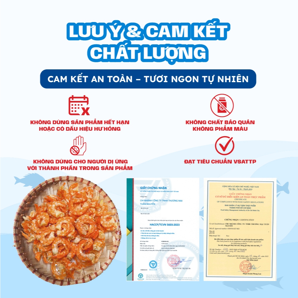[LOẠI VIP] 1kgTôm khô Thế Giới Hải Sản, tôm thẻ khô loại ngon được hút chân không, tôm khô nấu canh, biếu tặng