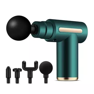 ( Hàng Loại 1) PIN 1200 Máy massage cầm tay mini -massage đấm lưng mát xa cổ vai gáy 4 đầu 6 chế độ, Máy massage cầm tay