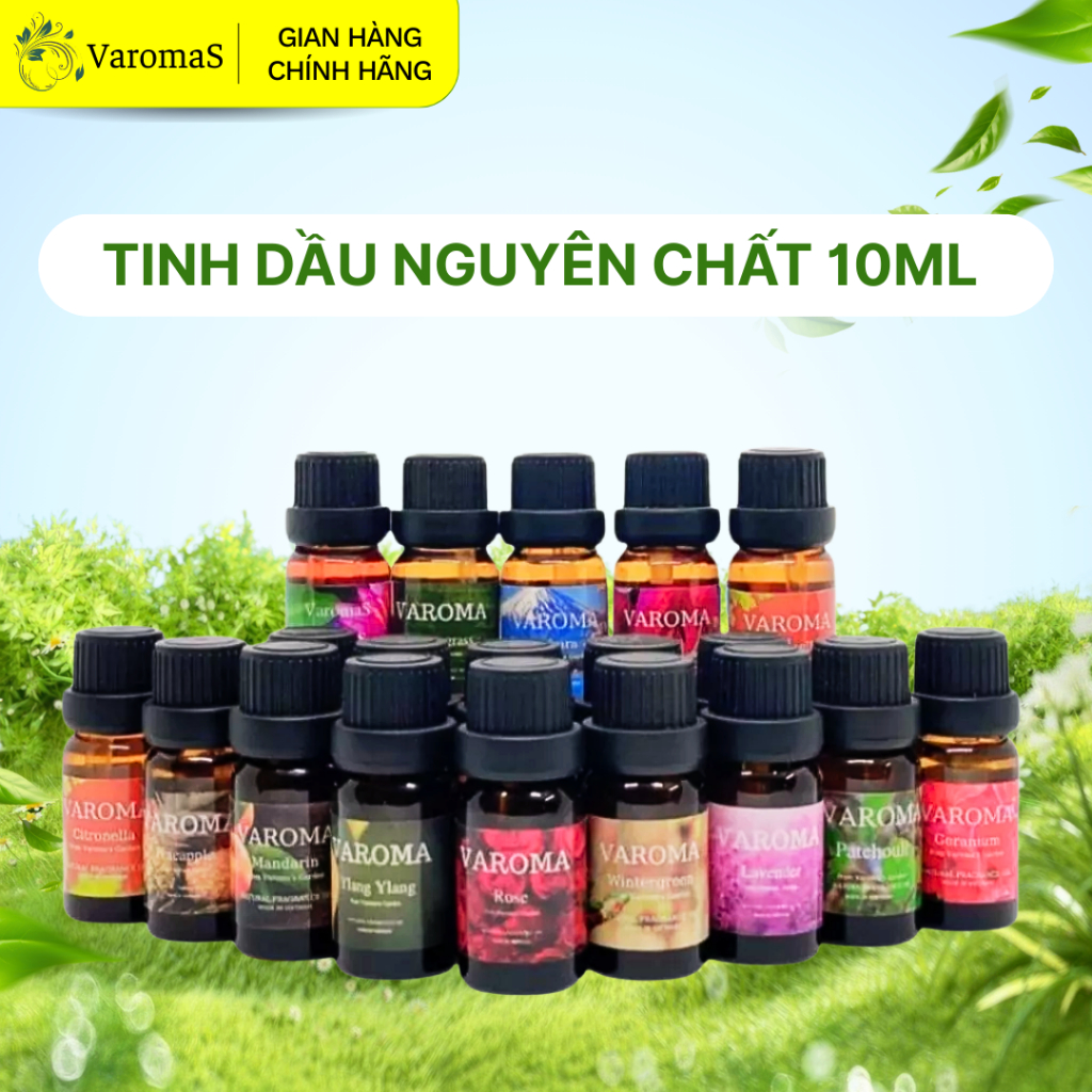 [10ml] Tinh dầu thiên nhiên nguyên chất Varoma thơm phòng đuổi muỗi