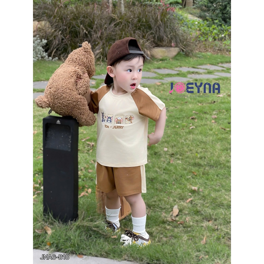 Set bộ cộc Joeyna B18 tom và jerry cho bé 8-24kg