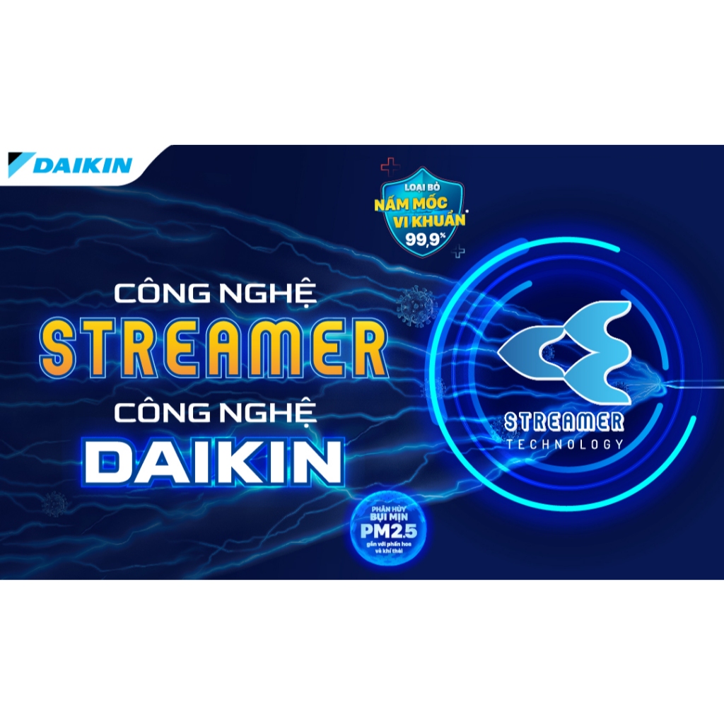 [CHỈ GIAO MIỀN BẮC][MIỄN PHÍ LẮP ĐẶT 1TR3] Điều hòa Daikin Inverter Cao Cấp 2 chiều FTXM25XVMV 1HP (9.000BTU)
