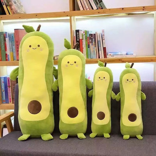 Gấu Bông Quả Bơ Dài 60–80cm Siêu Mềm | Gối Ôm Quả Bơ Cute Ôm Ngủ, Thú Nhồi Bông Decor Phòng Ngủ Sofa