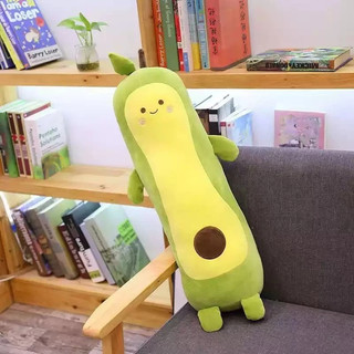 Gấu Bông Quả Bơ Dài 60–80cm Siêu Mềm | Gối Ôm Quả Bơ Cute Ôm Ngủ, Thú Nhồi Bông Decor Phòng Ngủ Sofa