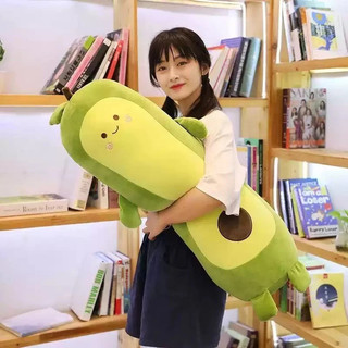 Gấu Bông Quả Bơ Dài 60–80cm Siêu Mềm | Gối Ôm Quả Bơ Cute Ôm Ngủ, Thú Nhồi Bông Decor Phòng Ngủ Sofa