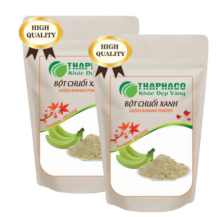 [Túi 1kg - Giá Tốt] Bột chuối xanh nguyên chất - Thảo Dược THAPHACO - Hàng sạch thơm cao cấp