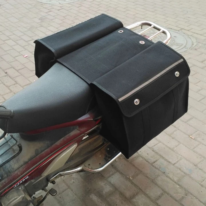 Túi Vải Vuông Đựng Đồ Treo Hông Xe Máy