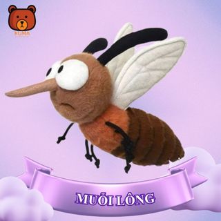 Gấu Bông Con Muỗi Cute | Thú Nhồi Bông Muỗi Hài Hước Độc Lạ, Quà Tặng Bạn Bè Người Yêu, Decor Phòng